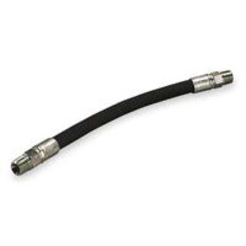 3/8 INCH X 180 INCH 2-WIRE RIGID END HYDRAULIC HOSE ASSEMBLY