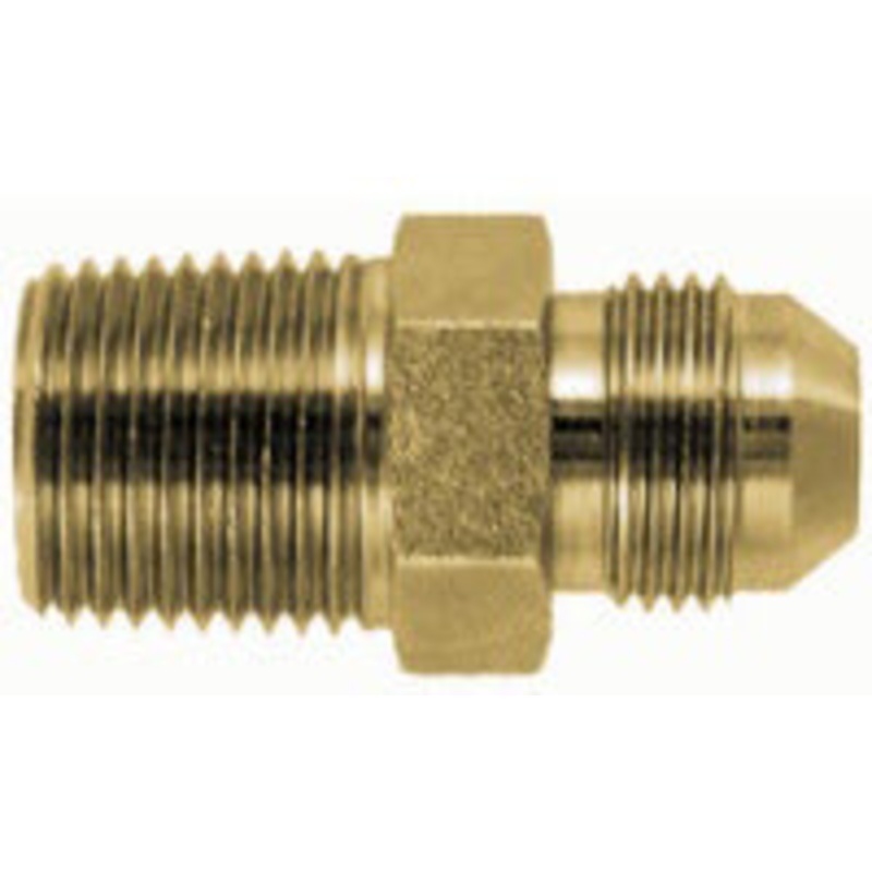 1/2 MALE JIC X 3/8 MALE PIPE – MALE CONNECTOR – STEEL