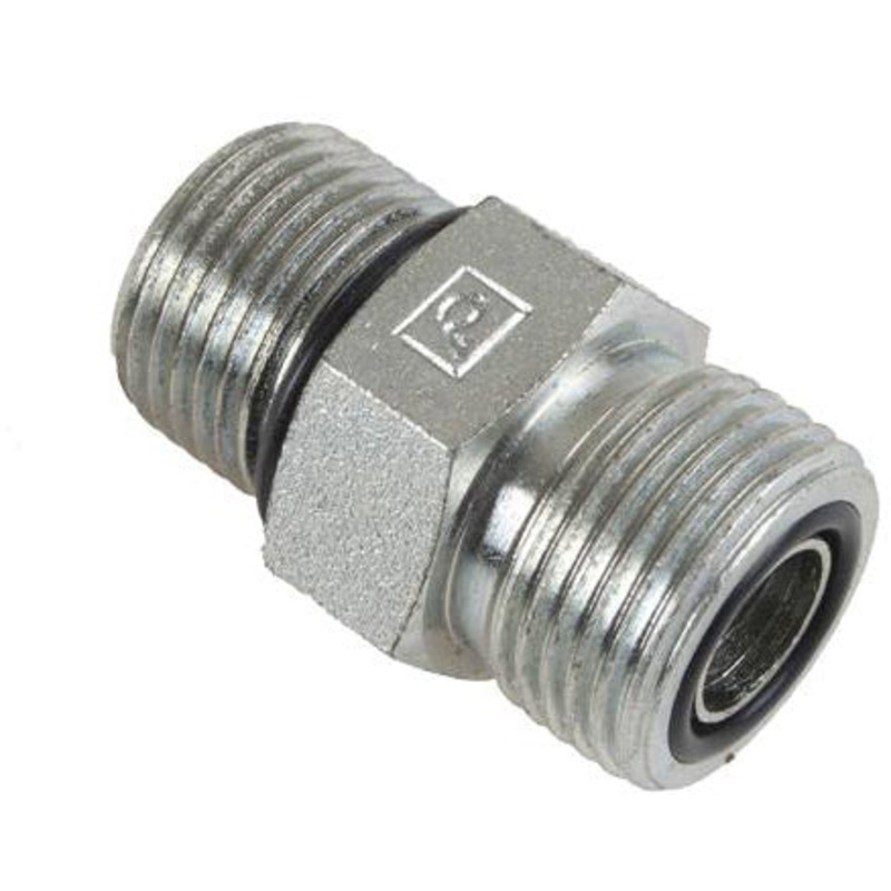 1/2 MALE OFS X 1/2 MALE O-RING BOSS – STRAIGHT THREAD CONNECTOR – STEEL
