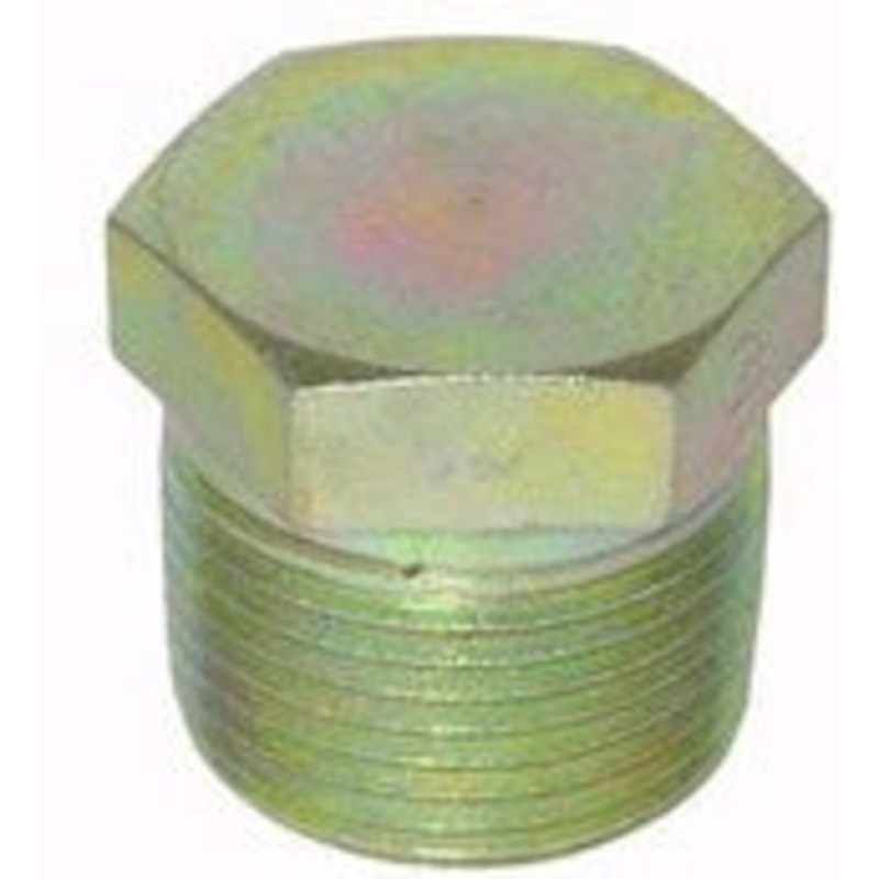 1/2 MALE PIPE – HEX HEAD PLUG – PREMIUM QUALITY – MADE IN THE U.S.A. – STEEL