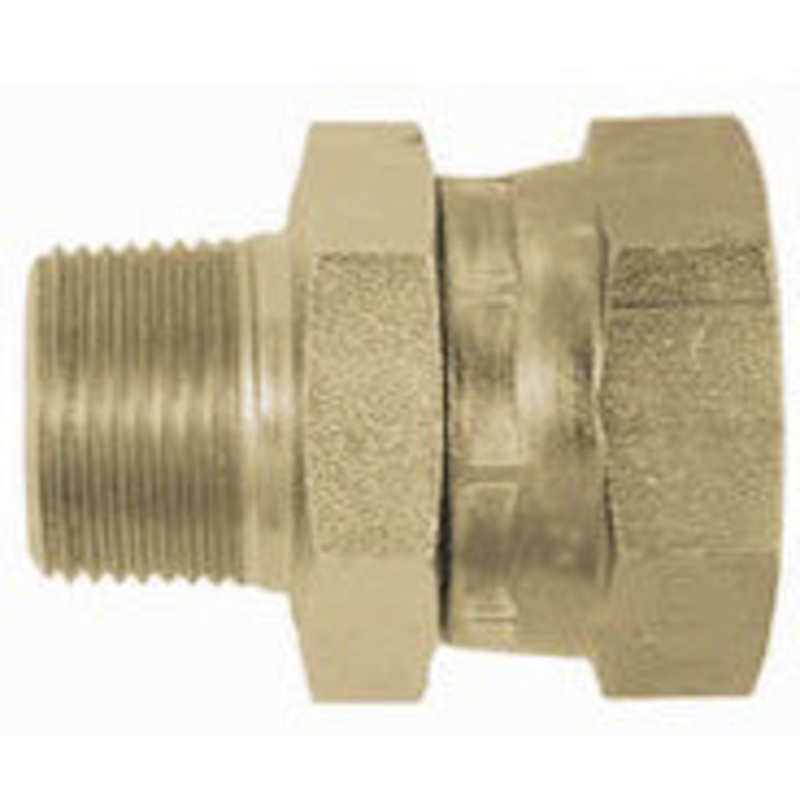 1/2 MALE PIPE X 3/4 FEMALE PIPE SWIVEL – NPSM ADAPTOR – STEEL