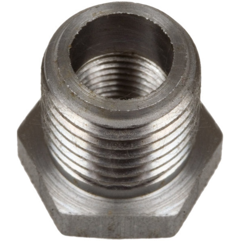 1/4 INCH X 1/8 INCH MNPT X FNPT  BLACK IRON HEX BUSHING