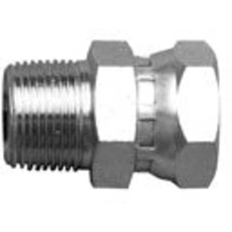 1/8 MALE PIPE X 1/4 FEMALE PIPE SWIVEL – NPSM ADAPTOR – STEEL