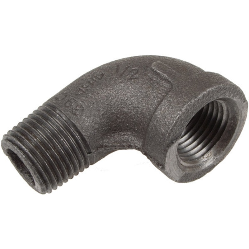 1 INCH X 1 INCH MNPT X FNPT  BLACK IRON STREET ELBOW – 90