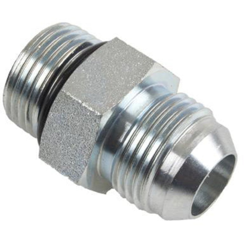 3/4 MALE JIC X 3/4 MALE O-RING BOSS – STRAIGHT THREAD CONNECTOR – STEEL