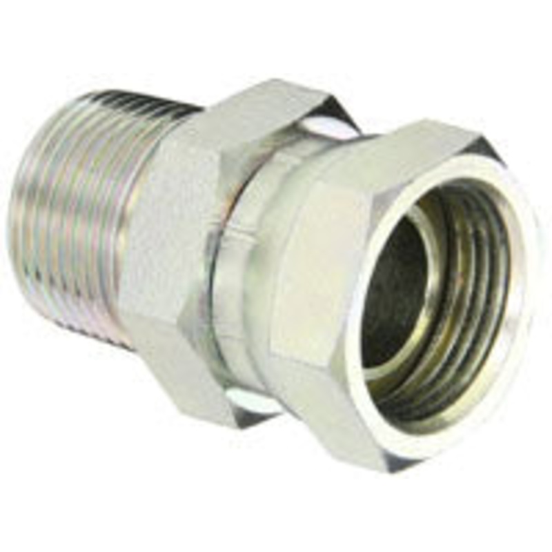 3/4 MALE PIPE X 3/4 FEMALE PIPE SWIVEL – NPSM ADAPTOR – STEEL