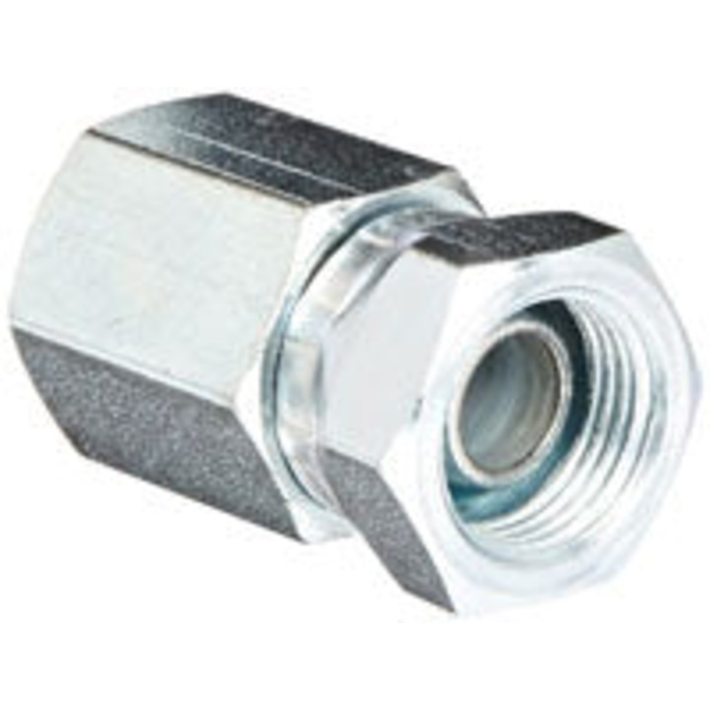 3/8 FEMALE PIPE X 3/8 FEMALE PIPE SWIVEL – NPSM ADAPTOR – STEEL