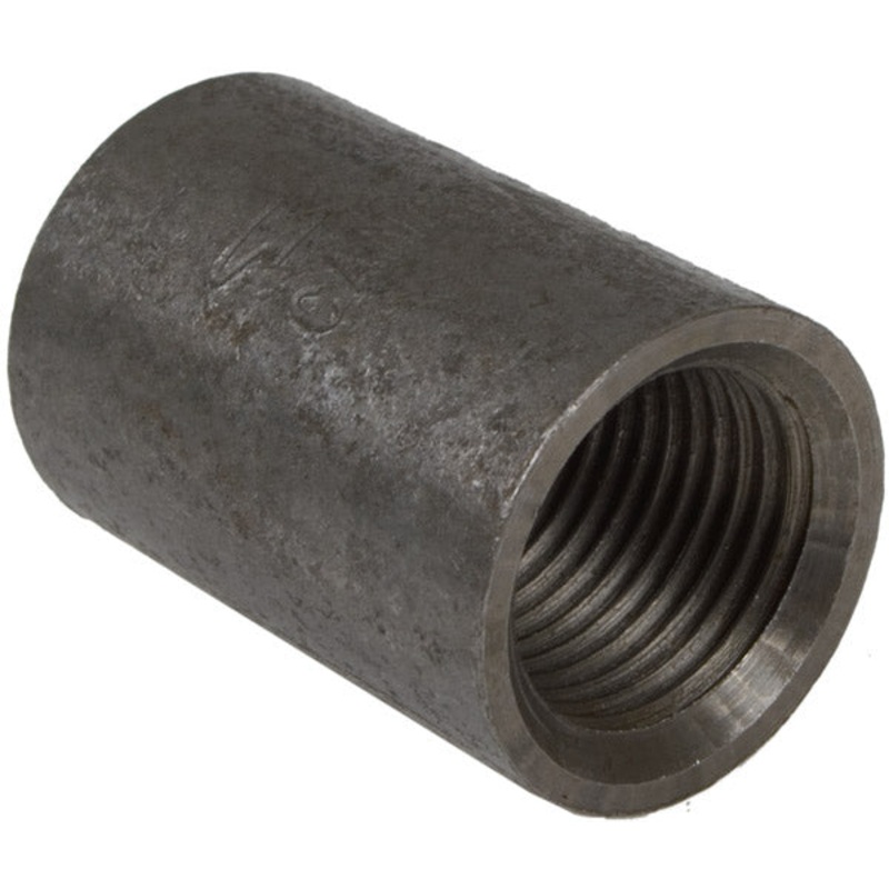 3/8 INCH X 3/8 INCH FNPT  BLACK IRON COUPLING
