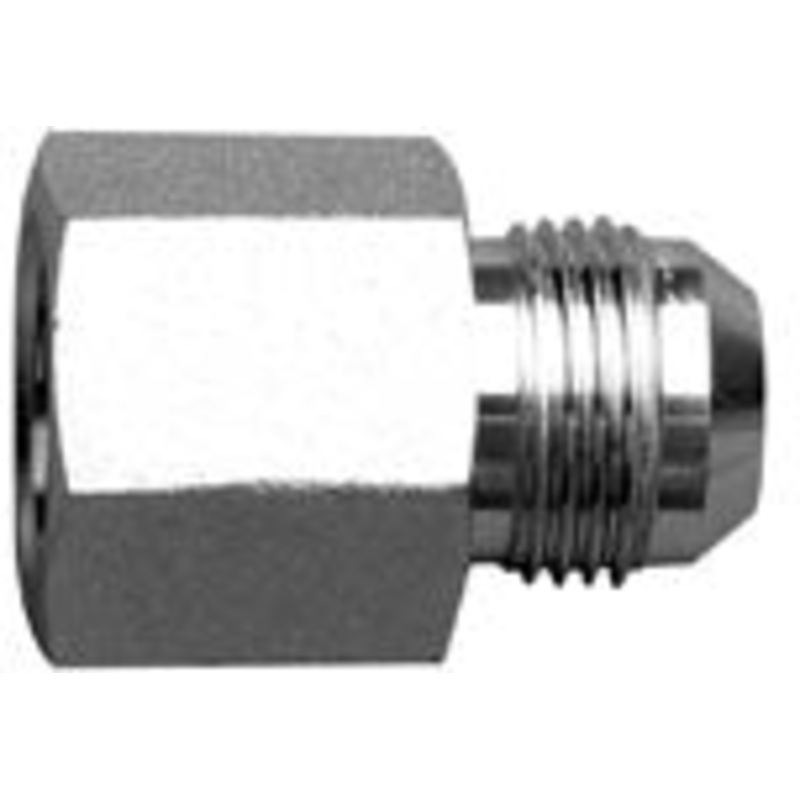 3/8 MALE JIC X 1/4 FEMALE PIPE – FEMALE CONNECTOR – STEEL