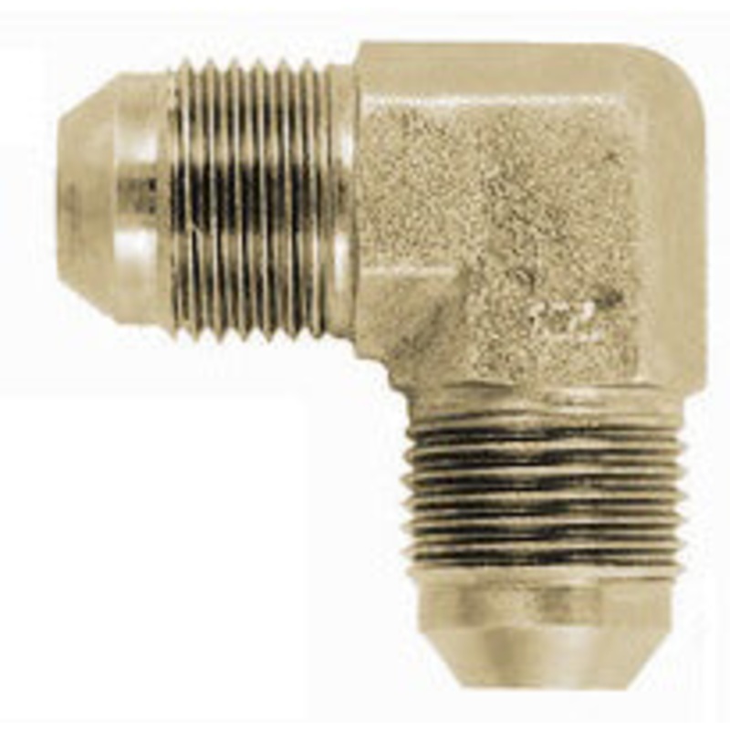 3/8 MALE JIC X 3/8 MALE JIC 90 DEG; – UNION ELBOW – STEEL