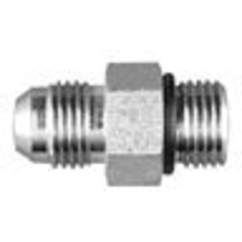 3/8 MALE JIC X 3/8 MALE O-RING BOSS – STRAIGHT THREAD CONNECTOR – STEEL