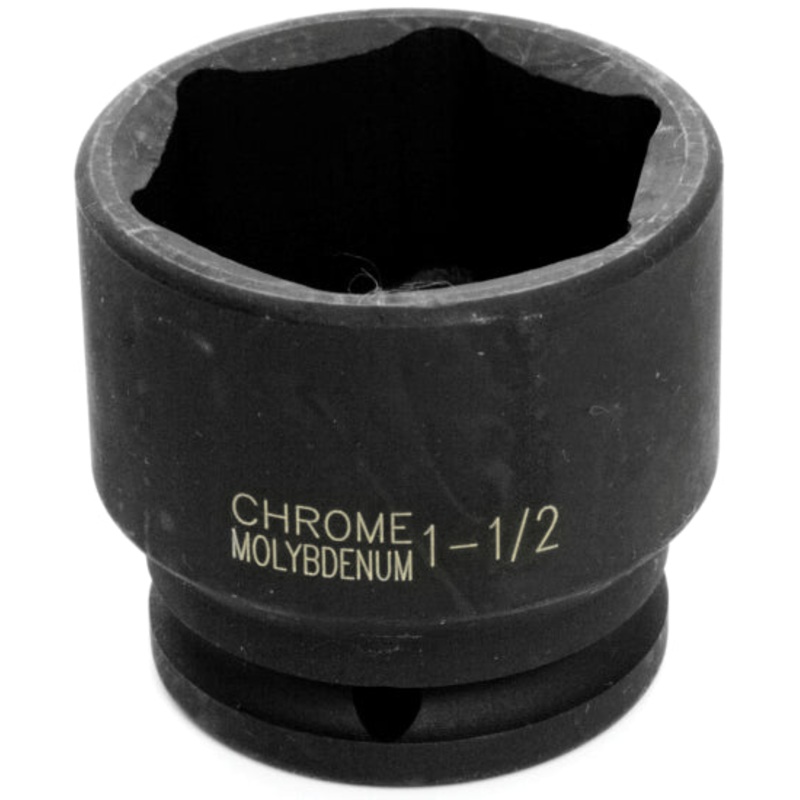 1-1/2 INCH X 6 POINT STANDARD IMPACT SOCKET – 1/2 INCH DRIVE