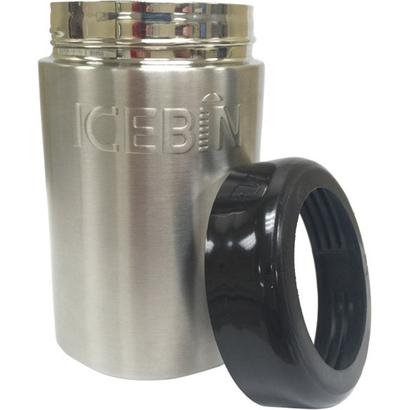 12OZ STAINLESS CAN HOLDER WITH CAP