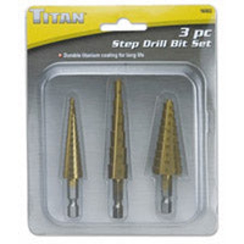 3 PC STEP DRILL SET