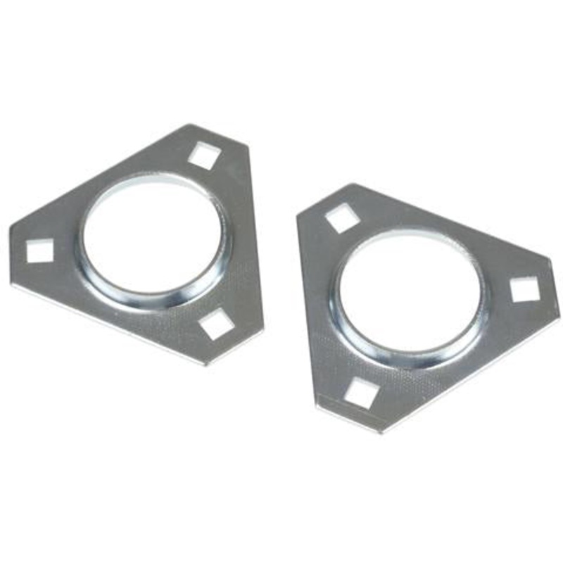47MM TRIANGULAR FLANGE PAIR
