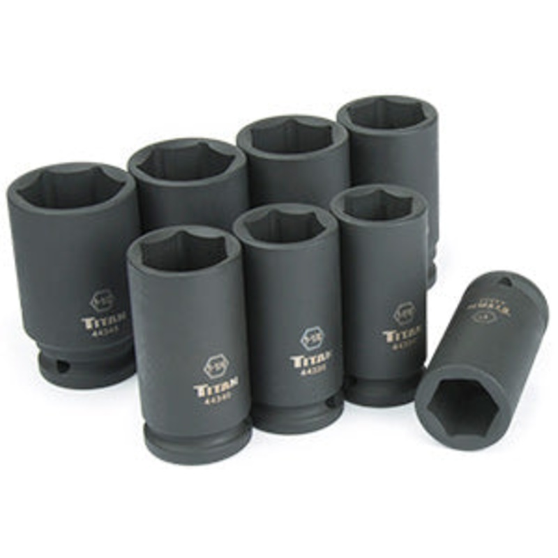 8 PC 3/4 DRIVE SAE DW IMPACT SOCKET SET