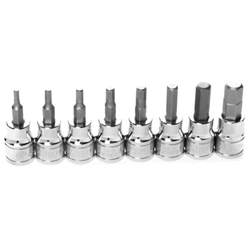 SAE HEX BIT SET – 3/8 INCH DRIVE