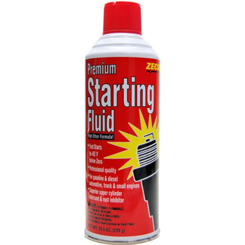 10.5 OUNCE PREMIUM STARTING FLUID – 50% ETHER