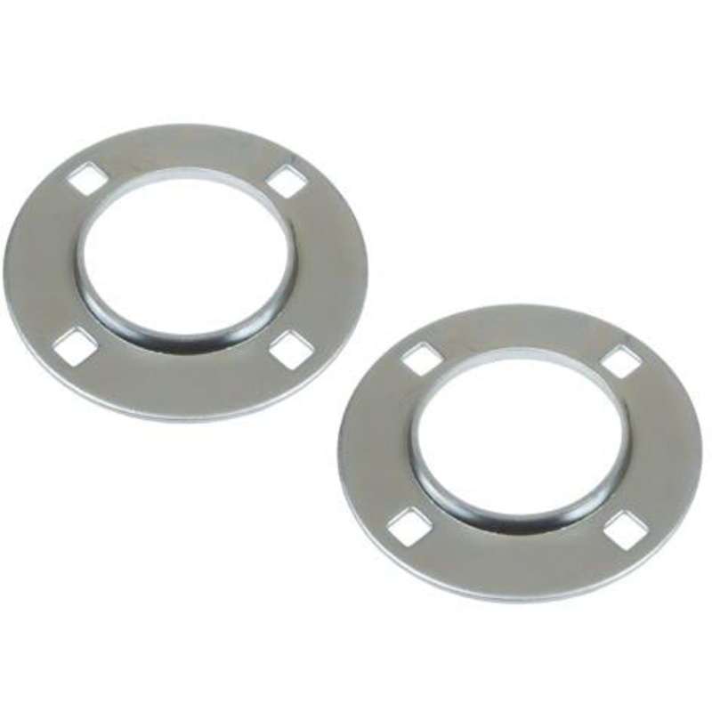 100MM 4 HOLE ROUND FLANGE PAIR