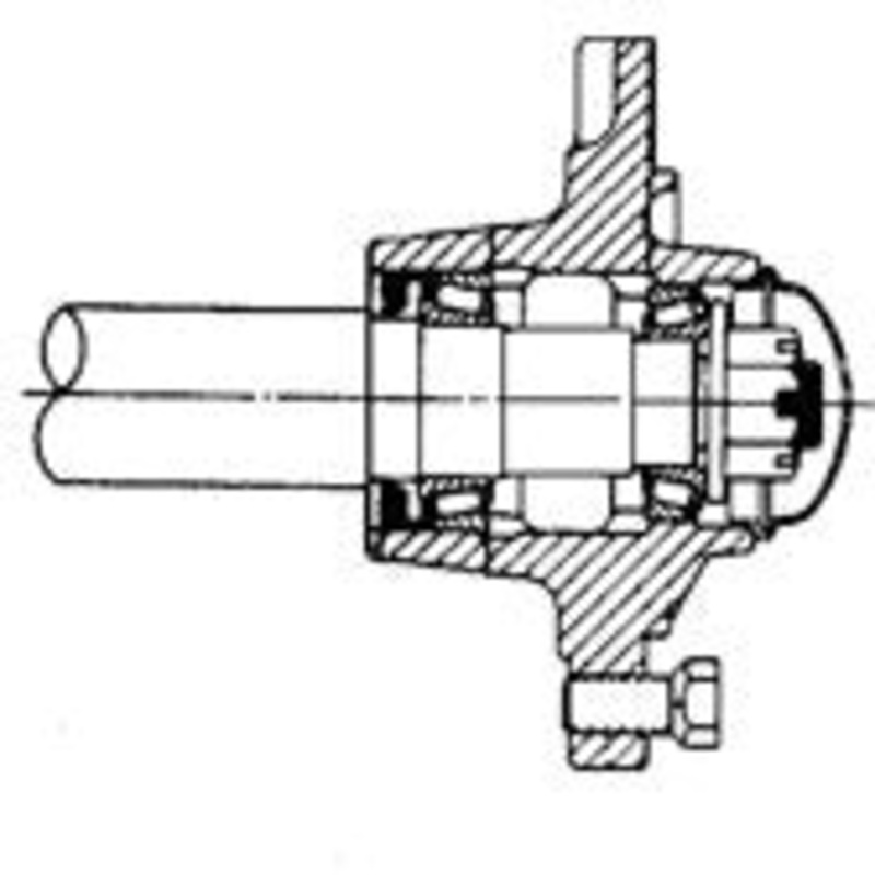 6 BOLT 3560 LB. CAP. HUB WITH CUPS W777
