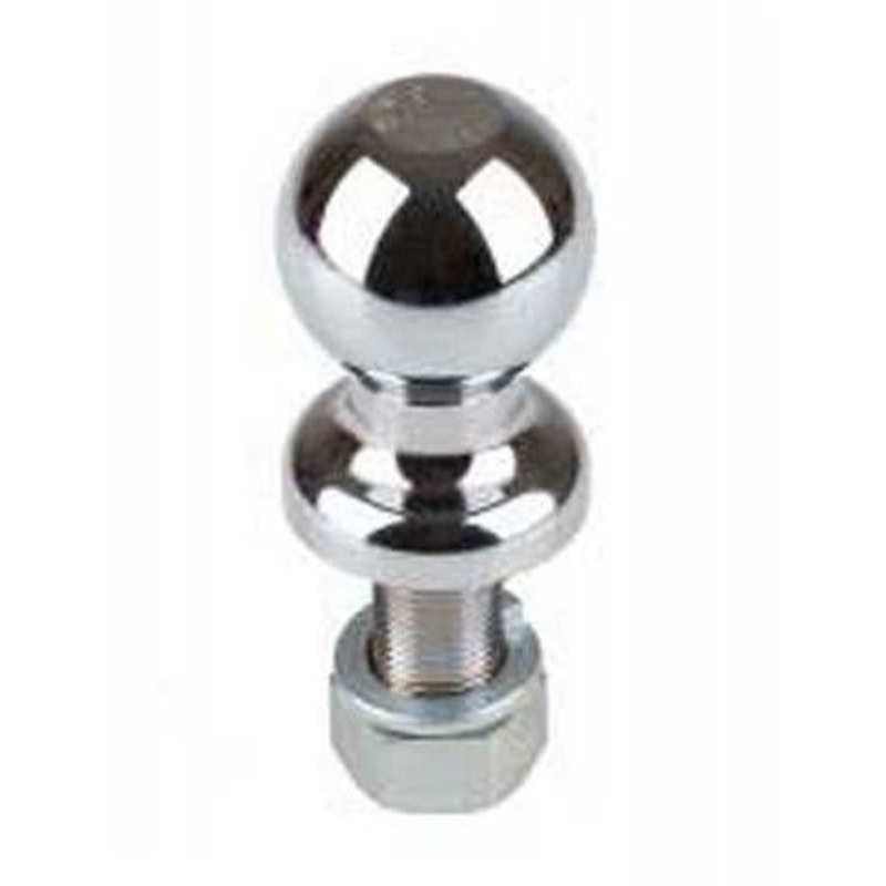 2 x 1 SHANK CHROME HITCH BALL – 2-1/8 LONG SHANK