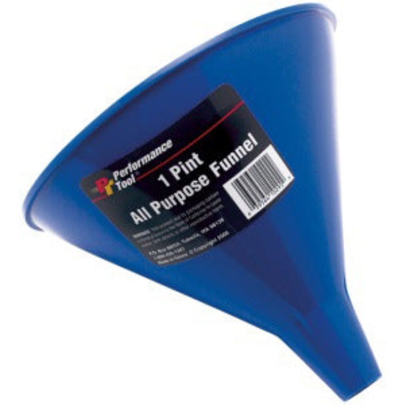 1 PINT ALL PURPOSE FUNNEL – BLUE PLASTIC