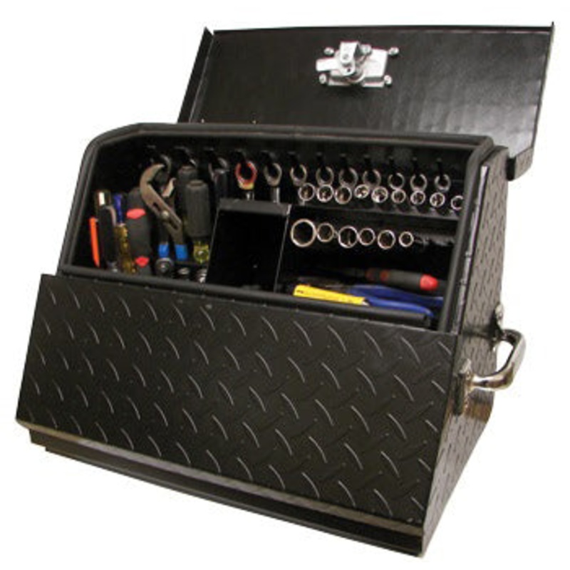 23 WIDE STORSMART STEEL WEDGE TOOL BOX – HEAVY DUTY TREADPLATE DESIGN