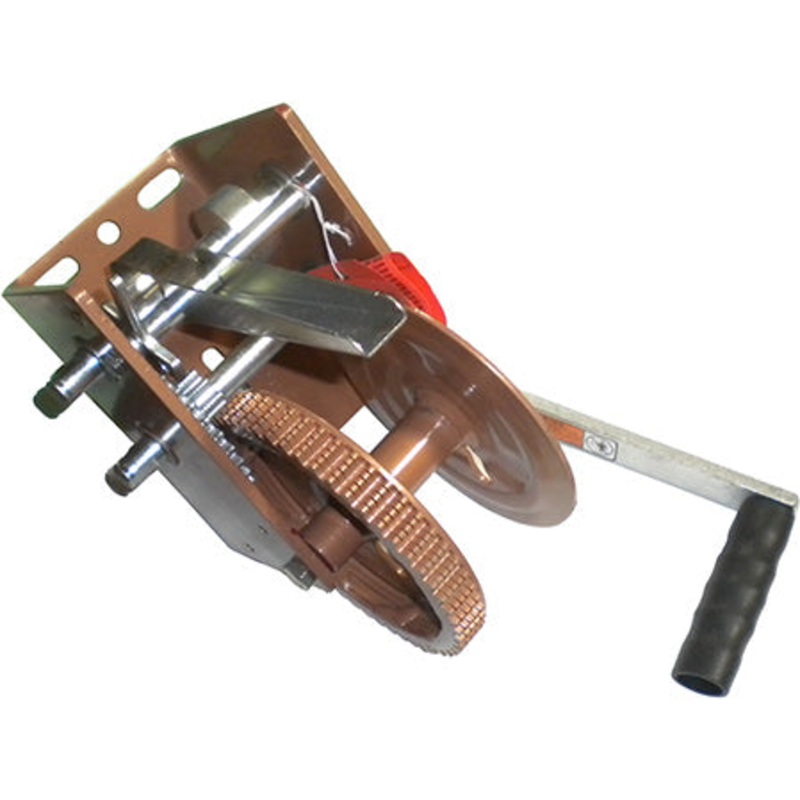 DL2500AB 2 SPEED HAND WINCH WITH BRAKE  – 2500 POUND CAPACITY
