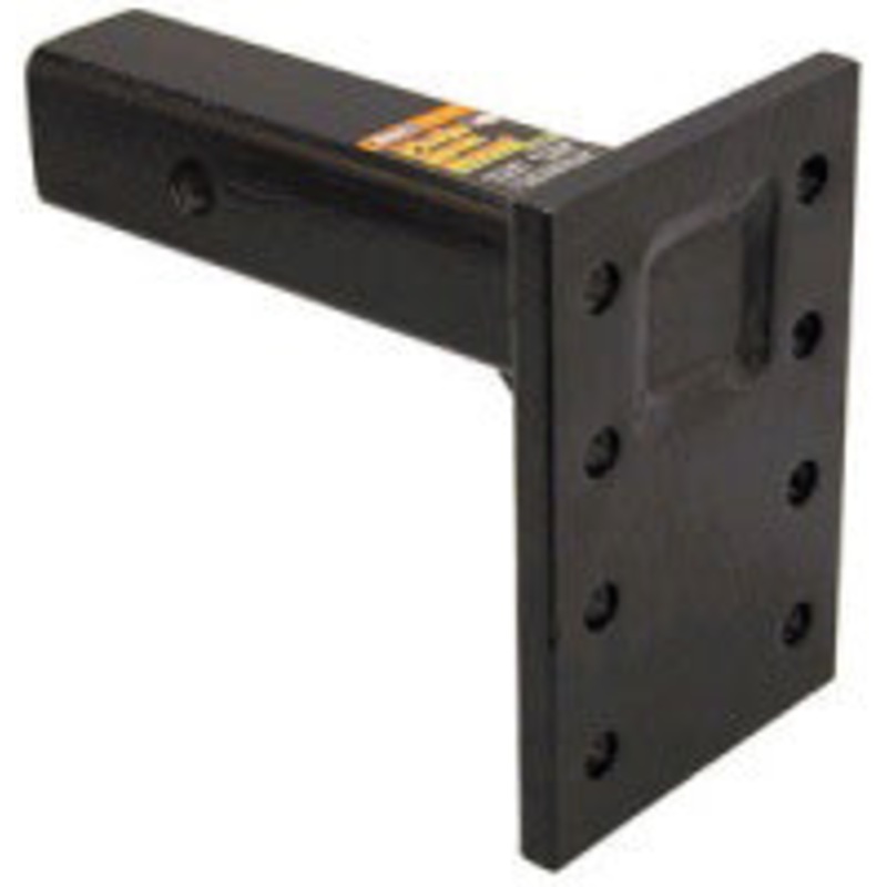 PINTLE HOOK RECEIVER HITCH ADAPTER – 2 RECEIVER TUBE /  8 BOLT MOUNTING PLATE