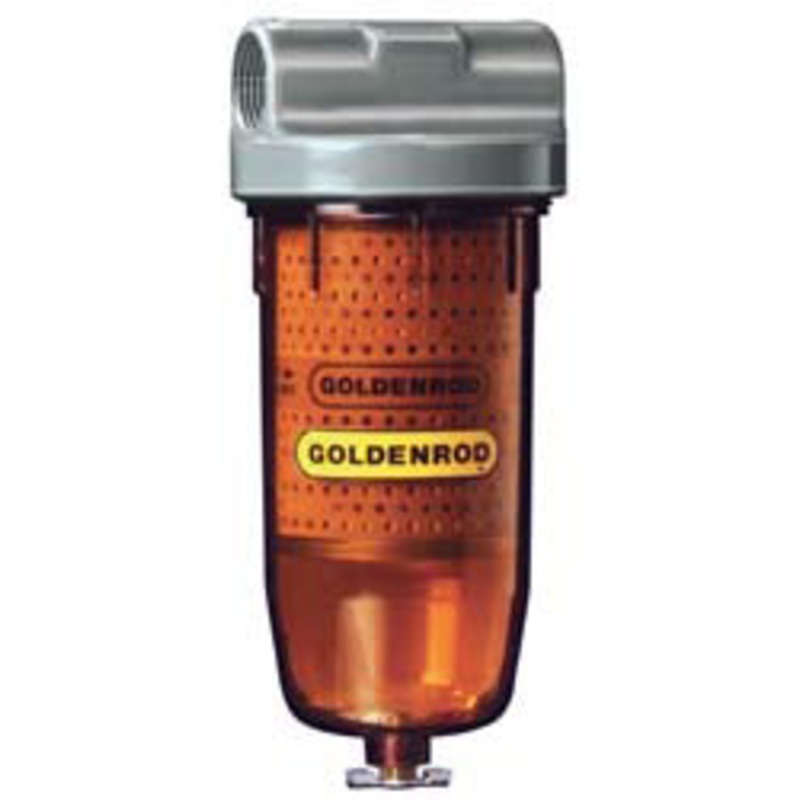 STANDARD SEE-THRU BOWL FUEL TANK FILTER – 1 NPT PORTS