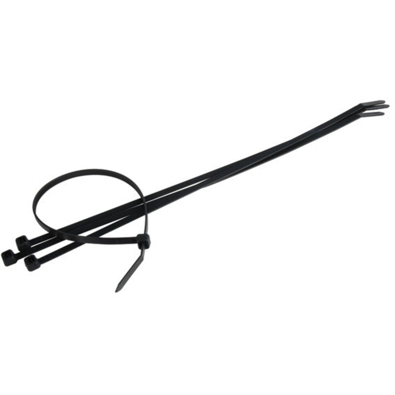 14-1/2 INCH BLACK ZIP TIE WITH 18 LB. RATING – 9/BAG