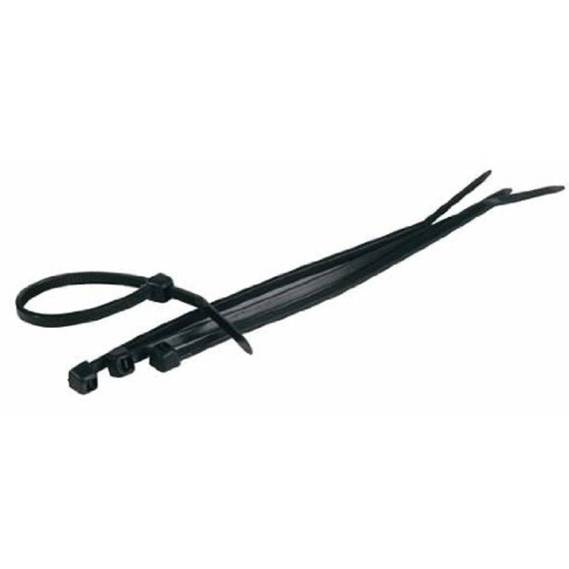 4 INCH BLACK ZIP TIE WITH 18 LB. RATING – 31/BAG