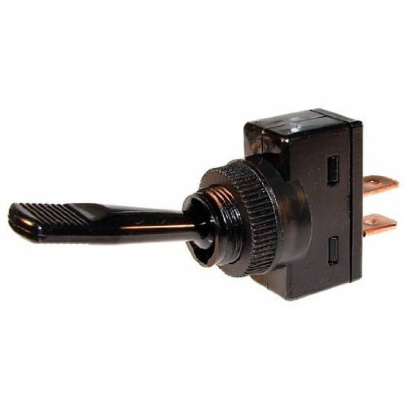 BLACK TOGGLE SWITCH SPST 20A 12V