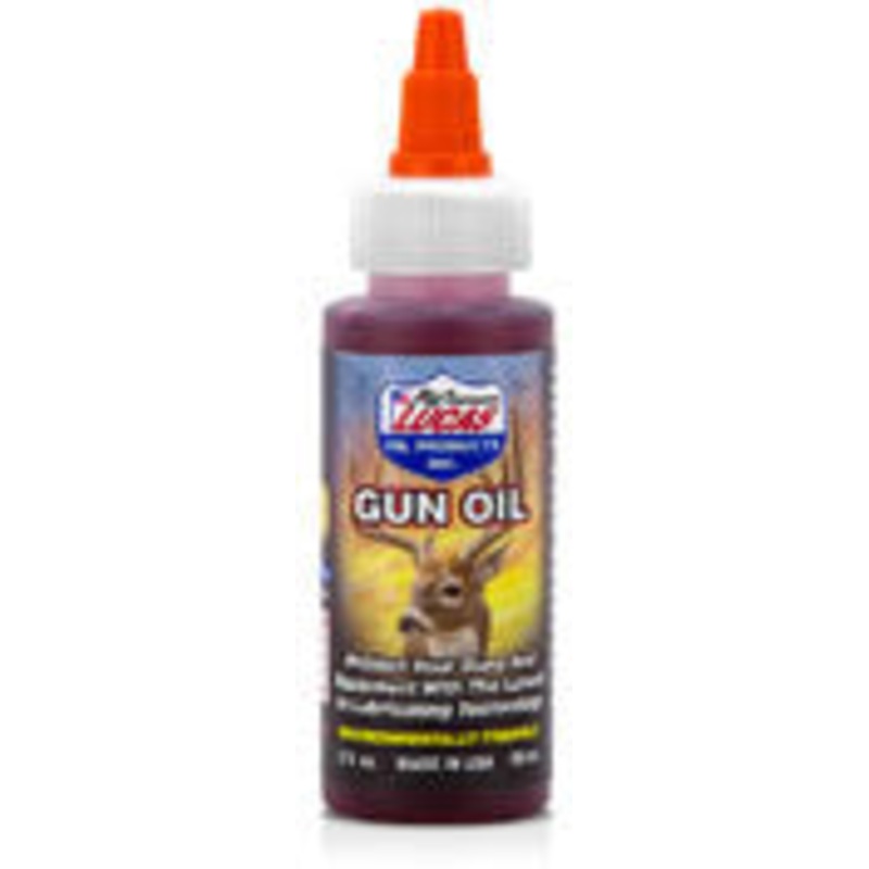 LUCAS OIL GUN OIL – 2 OZ BOTTLE