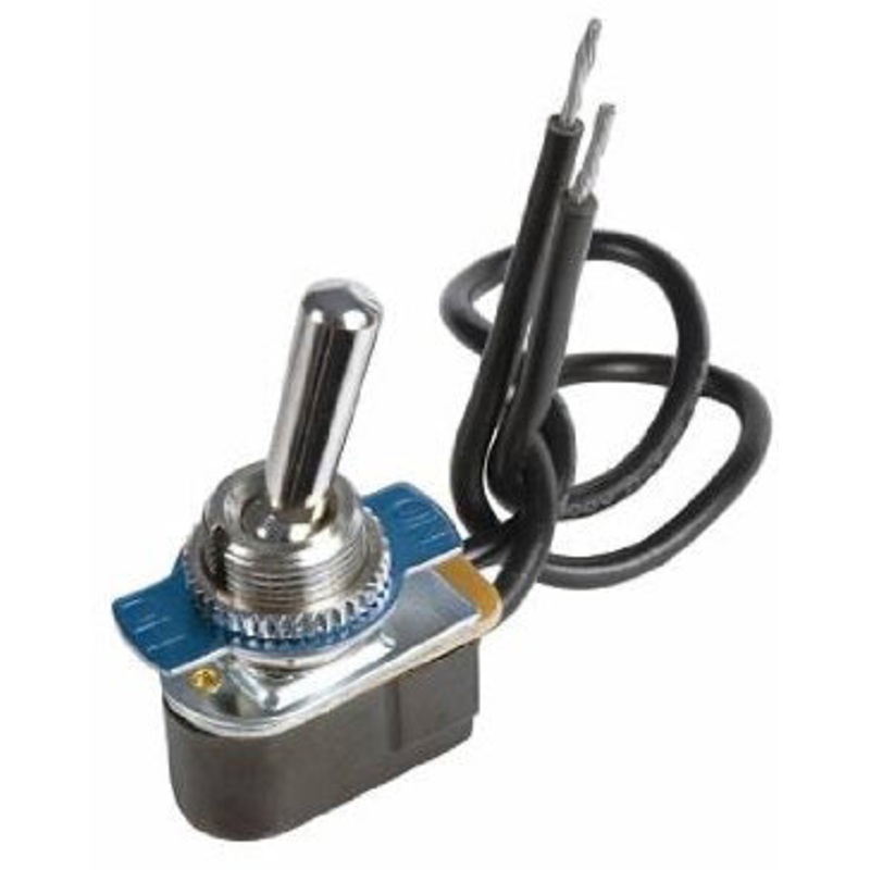 PRE-WIRED TOGGLE SWITCH SPST 15A 12V