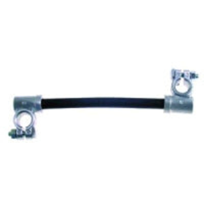 12 INCH TOP POST BATTERY CABLE – 1 GAUGE WITH BLACK COVER