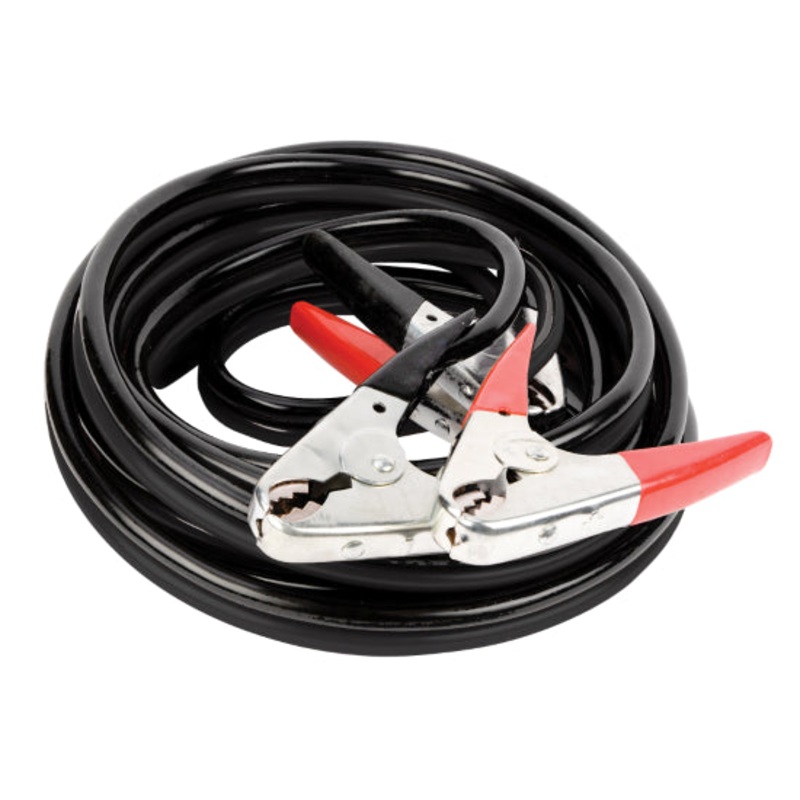 2 GAUGE 20 FOOT BOOSTER CABLES WITH PARROT CLAMPS