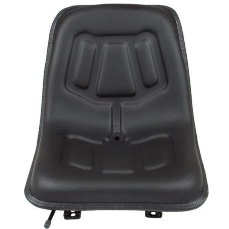 AG / INDUSTRIAL SEAT WITH SLIDE TRACKS – NARROW TRACTORS IN ORCHARD & VINEYARD APPLICATIONS –  BLACK VINYL