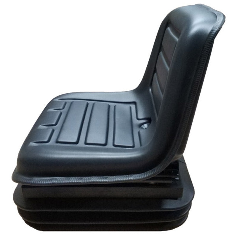 COMPACT NARROW STYLE SEAT WITH INTERNAL SUSPENSION – BLACK VINYL