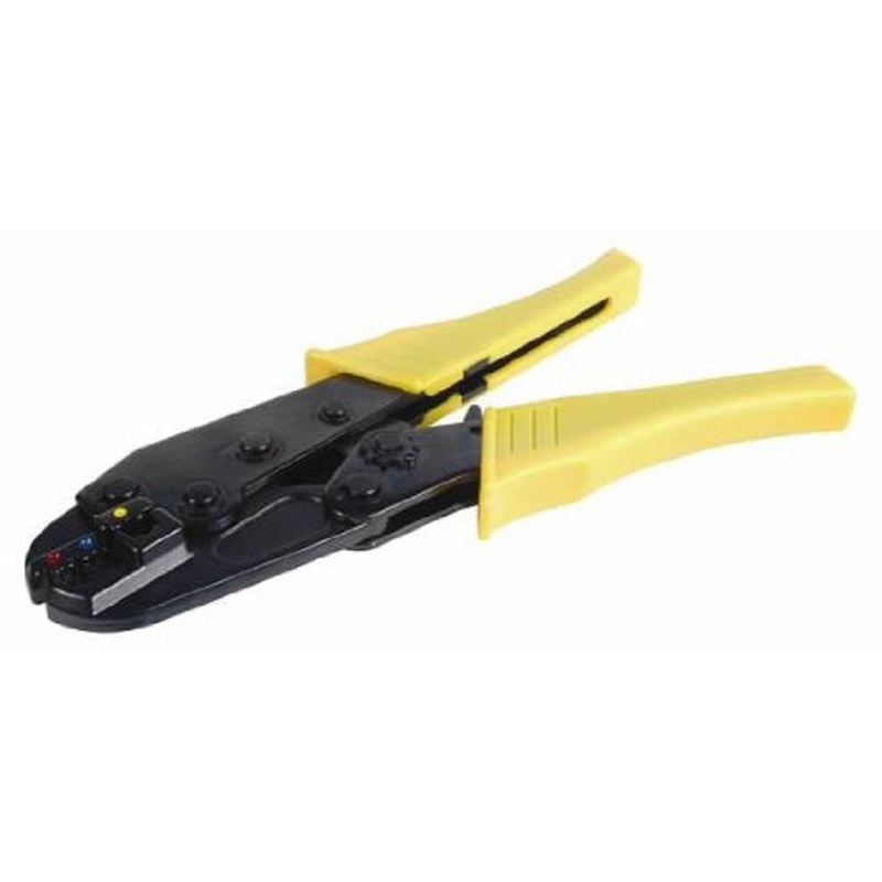 RATCHET TERMINAL CRIMPER WITH NON-SLIP HANDLE