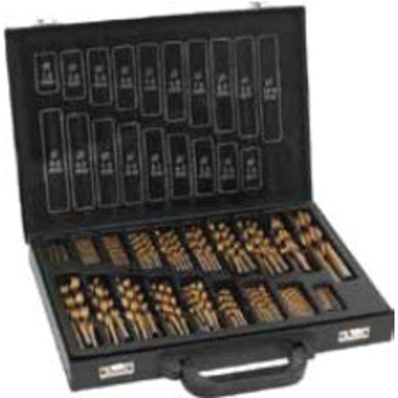 170PC TITANIUM COATED DRILL BIT SET