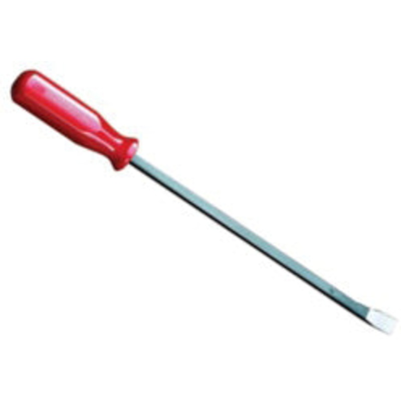 18 INCH SCREWDRIVER-TYPE PRY BAR WITH CURVED BLADE