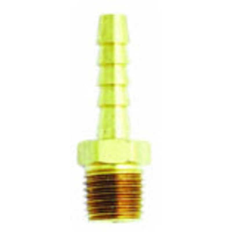 MILTON BRASS HOSE END, 2 PER CARD