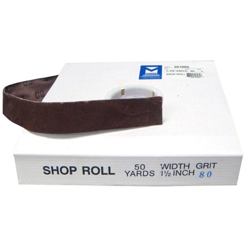 SANDPAPER 1-1/2 X 50 YD ROLL – 180 GRIT