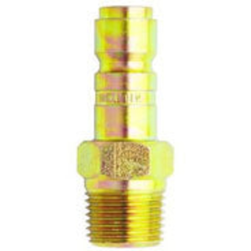 MILTON TRU-FLATE COUPLER, 1/2 INCH MALE PLUG