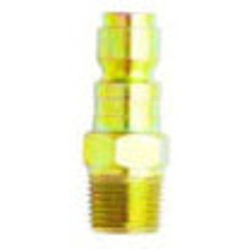 MILTON TRU-FLATE COUPLER, 1/4 INCH MALE PLUG