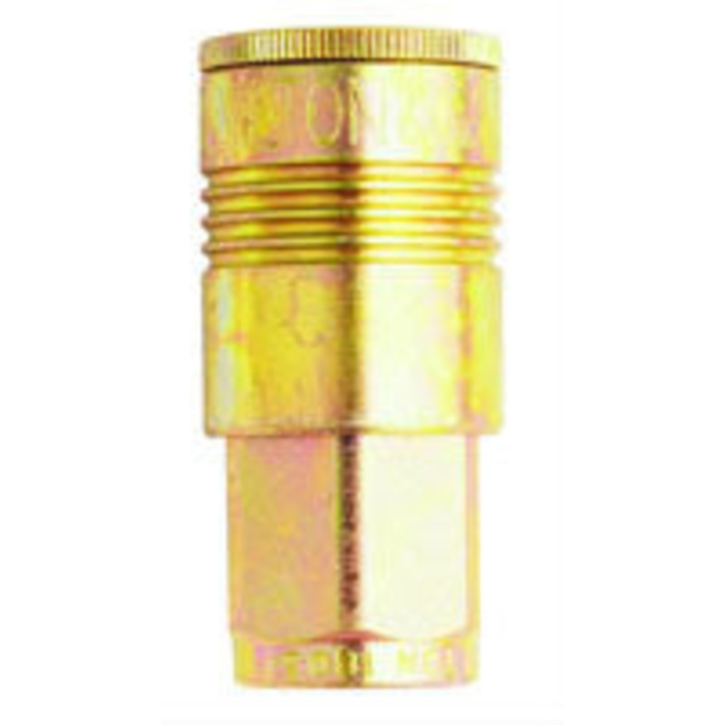 MILTON TRU-FLATE COUPLER, 3/8 INCH FEMALE BODY