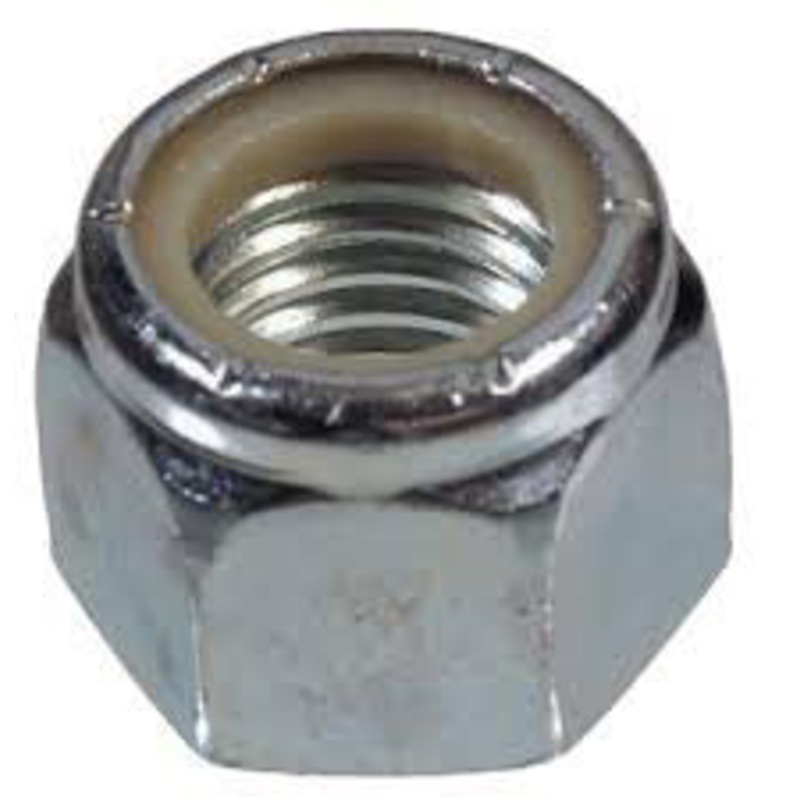 NYLON LOCK NUT 5/8 INCH ZINC
