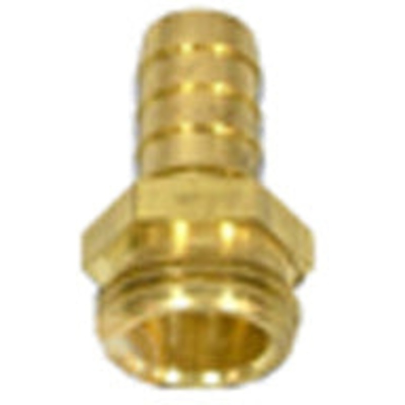3/4 INCH X 1/2 INCH MGHT X HOSE BARB  BRASS