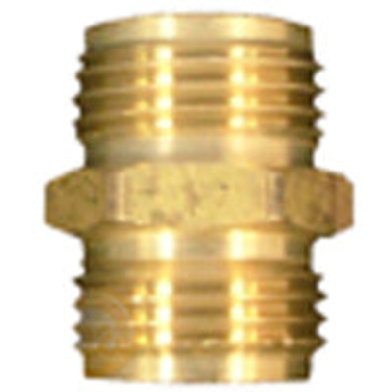 3/4 INCH X 3/4 INCH MGHT X MGHT  BRASS CONNECTOR